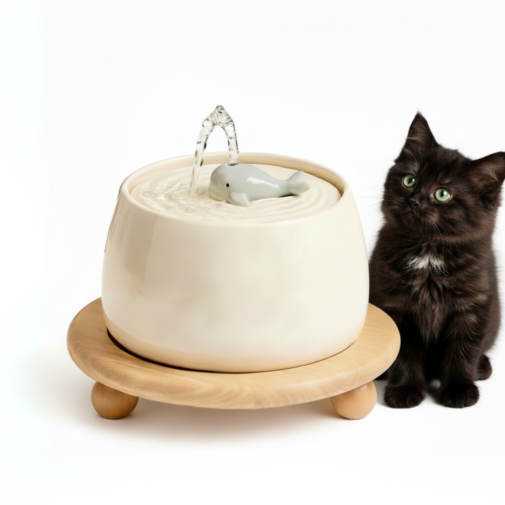 Fontaine à eau en céramique 1.3L - Cosyfur