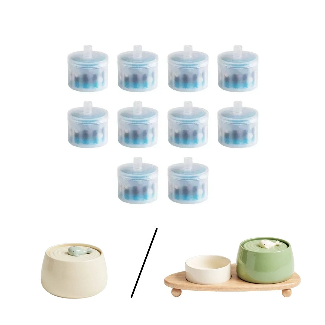 Filtres de rechange pour fontaine en céramique – Pack de 5