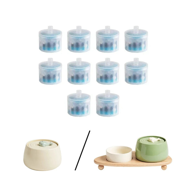 Filtres de rechange pour fontaine en céramique – Pack de 5