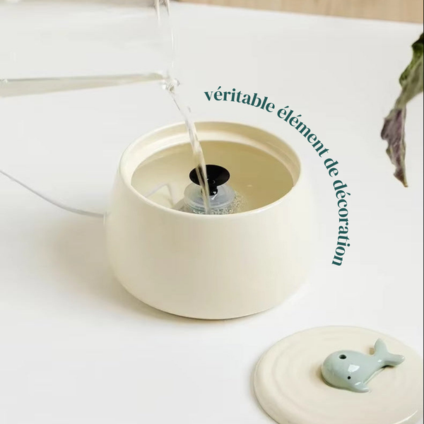 Fontaine à eau en céramique 1.3L - Cosyfur