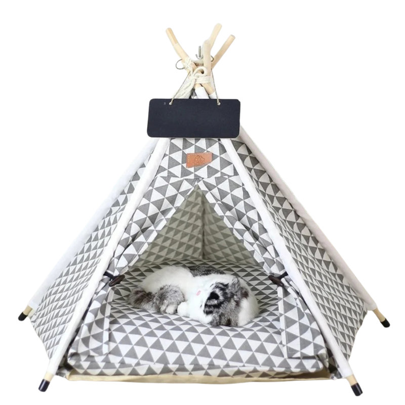 Tipi confortable pour chiens et chats