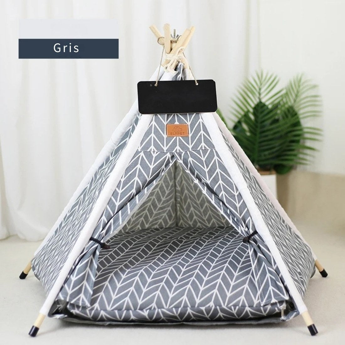 Tipi confortable pour chiens et chats