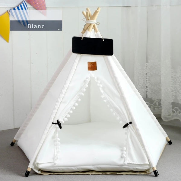 Tipi confortable pour chiens et chats