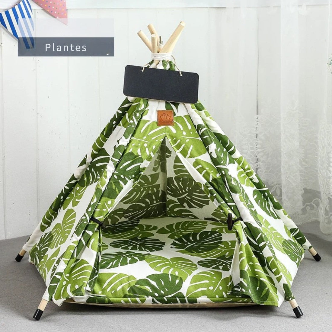 Tipi confortable pour chiens et chats