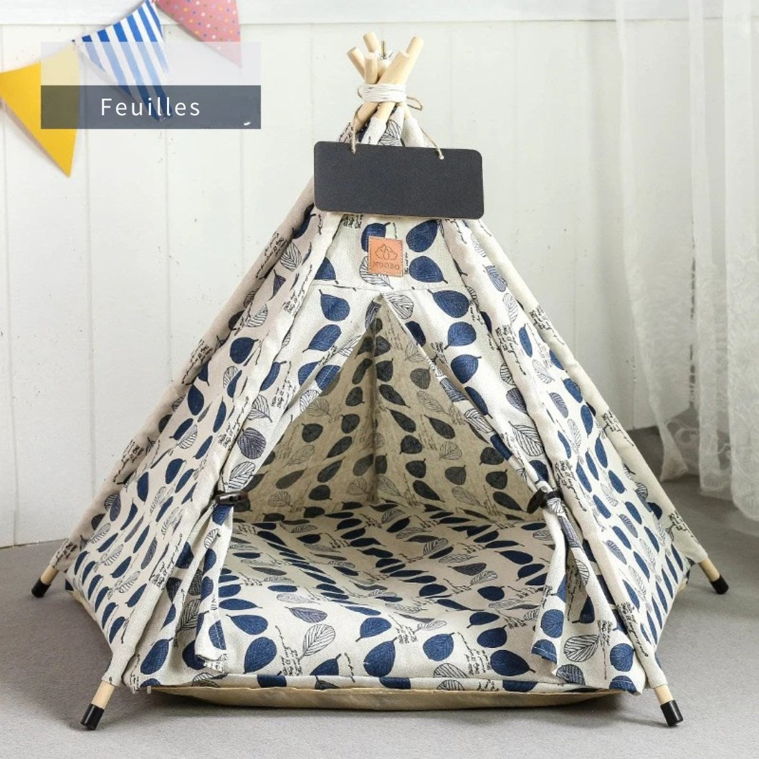 Tipi confortable pour chiens et chats