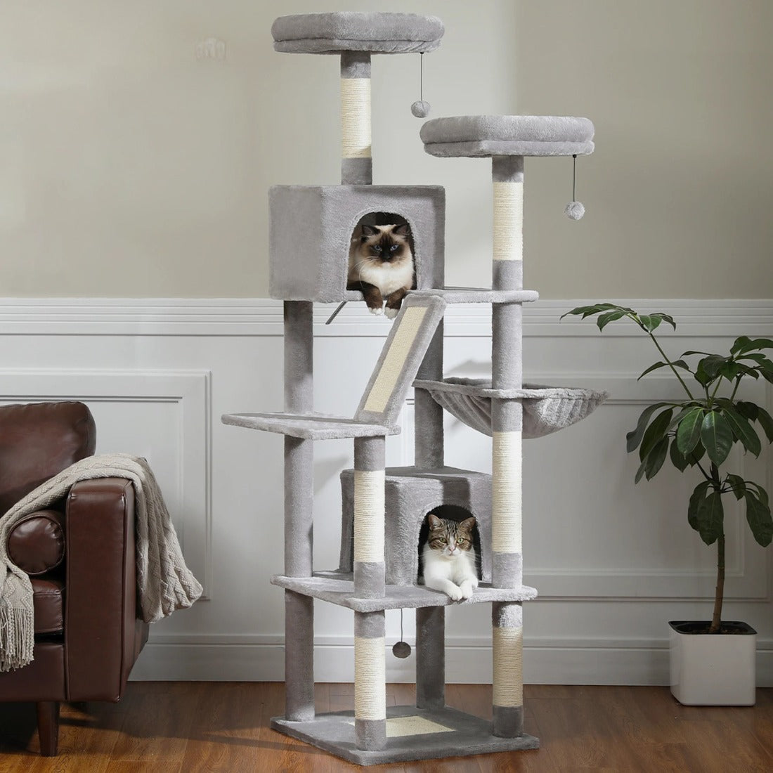 Grand arbre à chat - Offrez un royaume à vos félins 🏰