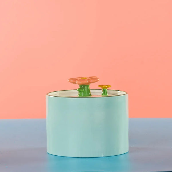 Fontaine à eau pour chat en céramique - 2L - Design élégant - DOPORA