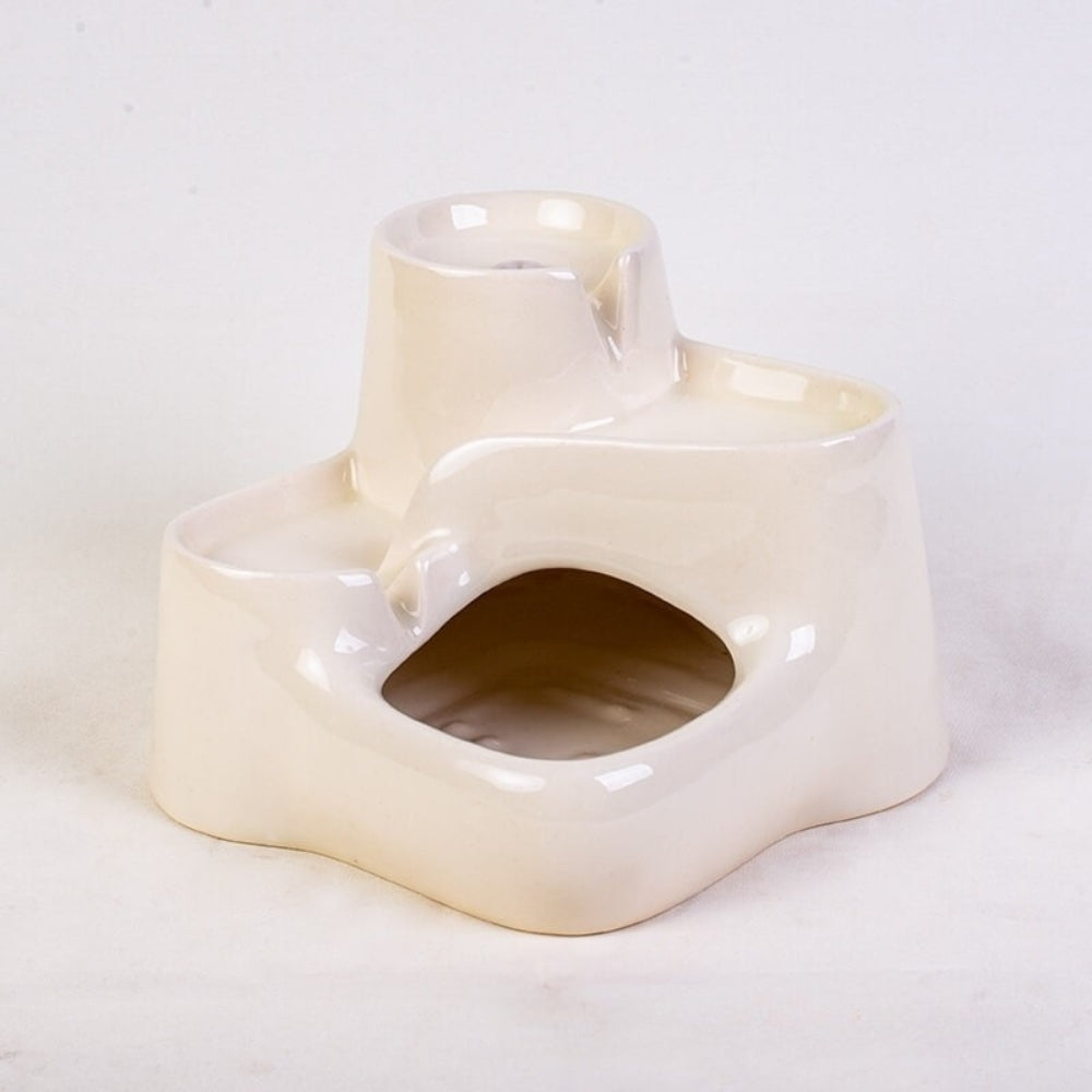 Fontaine à eau moderne pour chat en céramique – 3,4L